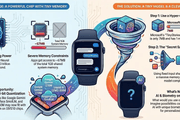 Towards milli-joules per token? AI on the Apple Watch